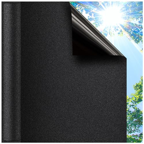 Coavas Blackout Window Film Light Blocking