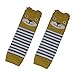 Lucky Staryuan Set of 6 Baby Leg Warmer Combed Cotton Leg Warmers for Baby Girls