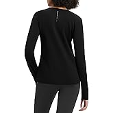 baleaf Women's Thermal Tops Long Sleeve Fleece Running Shirts Thumbhole Cold Weather Winter Gear Workout Base Layer