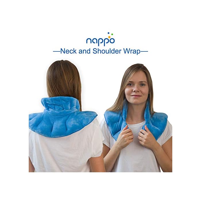 Heated Aromatherapy Neck & Shoulder Wrap Microwavable for Tension Relief Therapy and Reducing Muscle Pain with Light…