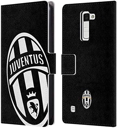 Official Juventus Football Club Mono Logo Crest Leather Book Wallet Case Cover For LG K10 / K10 Dual SIM