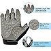 iiSPORT Weight Lifting Gloves for Women & Men, Workout Gym Fitness Cross Gloves Gray,Large