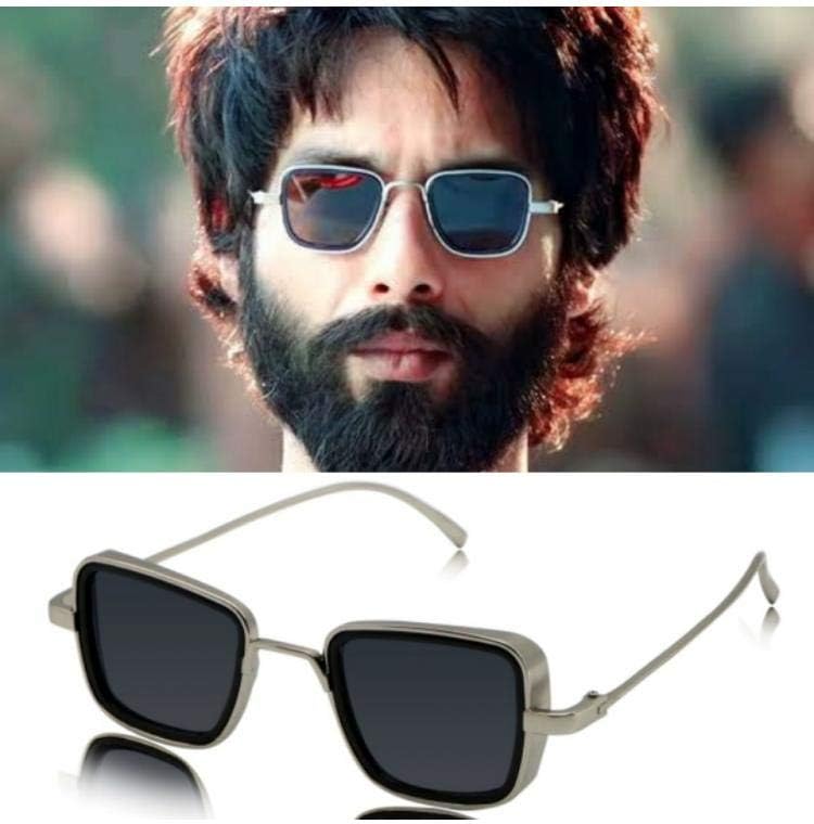 GAINX Square Metal Body Kabir Singh Sunglass for Men & Boy