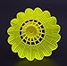 Colletia Badminton 12-Pack Medium Speed Shuttlecocks (Yellow) Nylon Feather Birdies Balls Great Durability and Stability Suitable for Outdoor Indoor Sports Training (Yellow)