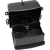 SHERXIBO Center Console Cup Holder for Rear Passengers Compatible with 2011-2019 Ford Explorer Replaces for: GB5Z-7813562-BA GB5Z7813562BA Black