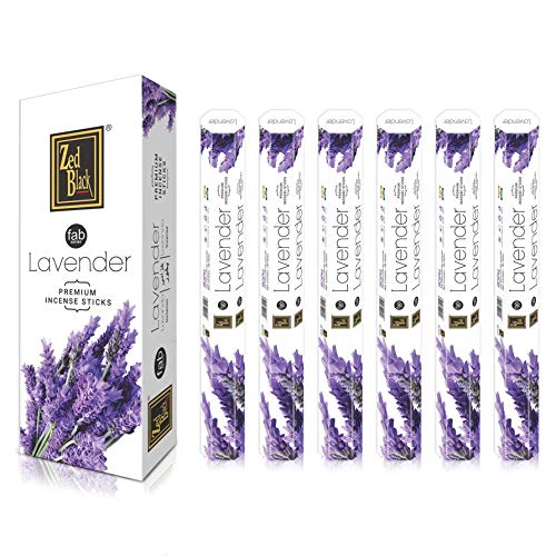 Chakra ZED Black Lavender Premium Natural Incense Sticks 20 Fragrance