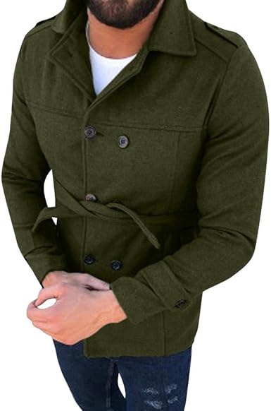 mens top coat slim fit