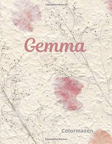 Gemma: Pink Petal Personalised Notebook (Large) (Pink Petal Personalised Notebooks) Paperback – June 29, 2019