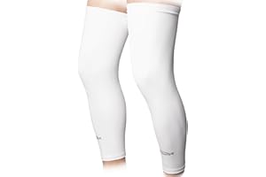 COOLOMG Sports Compression Leg Sleeve Basketball Football Long Knee Protection Knee Brace Undersleeve for Men & Women Youth