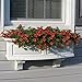 Mayne Nantucket 3-Foot Window Box – Self-Watering, Weather-Resistant Planter for Flowers – Durable Design for Outdoor Use, Perfect for Windows