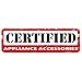 Certified Appliance Accessories 30-Amp Appliance Power Cord, 4 Prong Dryer Cord, 4 Color Coded Wires with Eyelet Connectors, 4ft, Copper Wire