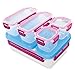 Rubbermaid LunchBlox Leak-Proof Entree Lunch Container Kit, Large, Beet Red