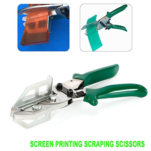 Silk Screen Printing Squeegee Manual Rubber Cutting Scissors Multifunction Rubber Cutting Blade Cutter Scraping Machine Tool