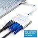 Kimwood Type c-2in1 USB C to Hdmi VGA, UHD USB Type C to HDMI VGA Adapter (Thunderbolt 3 Compatible) for 2017/2016 MacBook Pro, iMac 2017, Chromebook Pixel, Galaxy S8/S8Plus and More, 4K