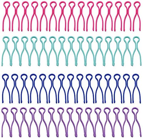 100 Pieces Bobbin Thread Holders Thread Buddies Clips Sewing Machine Accessories for Thread Spool Organizing, 4 Colors