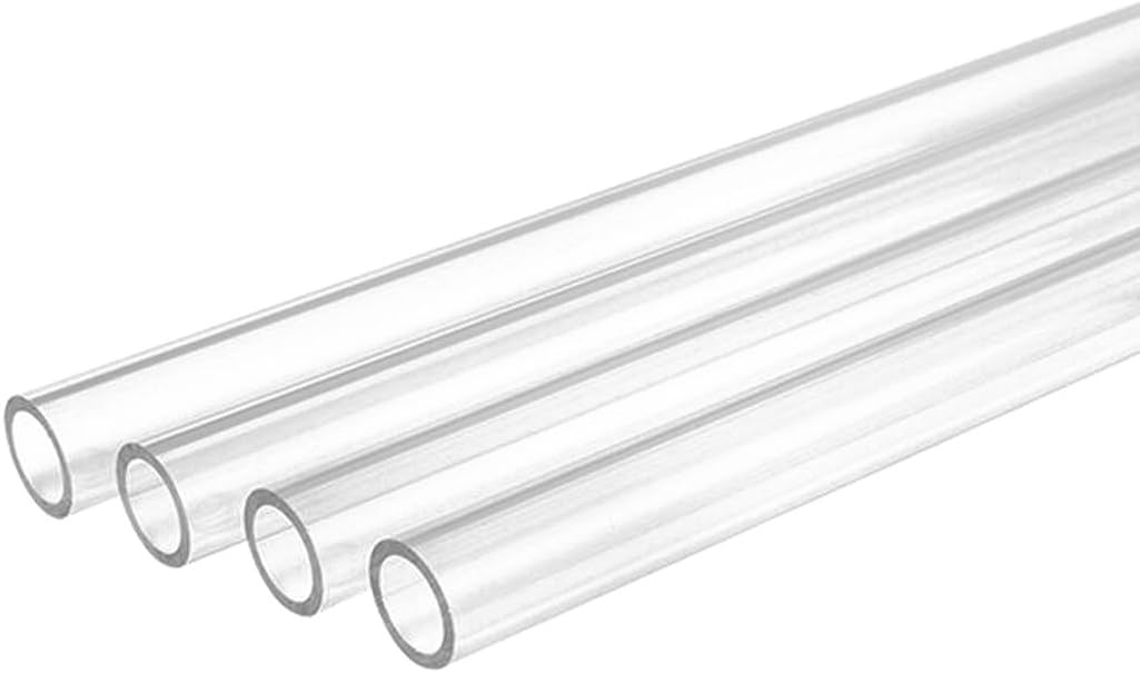 PNML PETG Tubing (Normal Temperature), 10mm ID, 14mm OD, 500mm length, Clear 4 pack