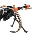 Military Machine Combat Toy Gun 22 Inch - Realistic Lights and Sound - Kids Action Look Real - Assorted Colors