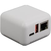 USB 2.0 Network Print Server, 5V LAN Print Share Server Adapter, Print Server for Android iOS, USB Printers, Linux 3.4 100?240V (US Plug 100?240V)