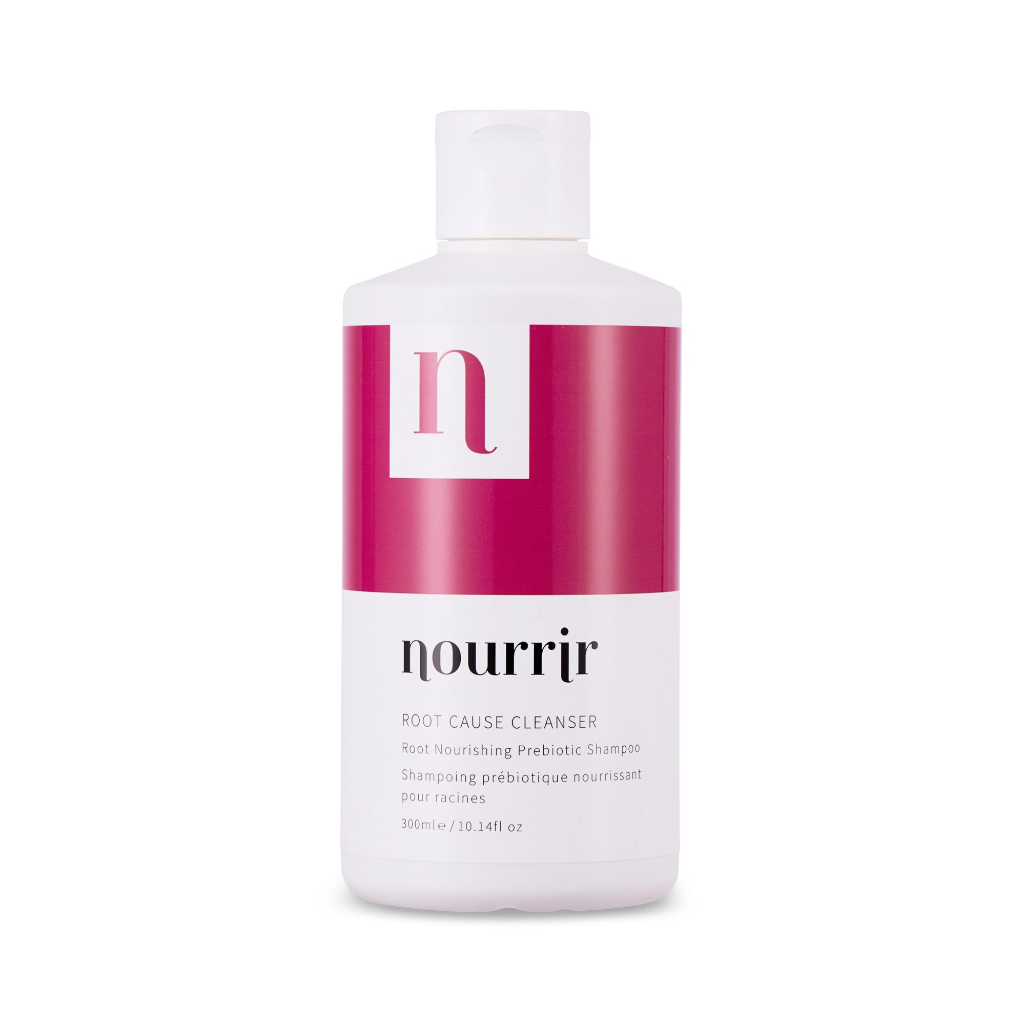 Nourrir Root Cause Cleanser Root Nourishing Prebiotic Shampoo 300ml - Clarifying Shampoo for Hair Growth & Anti Dandruff, SLS & Paraben Free, Strengthens & Detoxifies, Ideal for Men & Women 25+