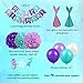 Kreatwow Mermaid Party Supplies & Party Decorations for Girls Birthday Party, Baby Shower, Bridal Shower Decorations 76 Pack