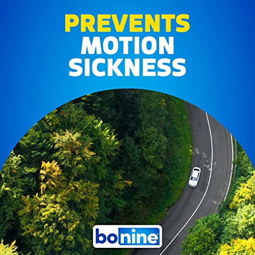 Bonine NonDrowsy Motion Sickness Relief 32 Chewable Tablets with