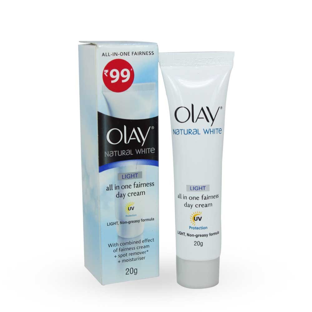 olay natural white light day cream