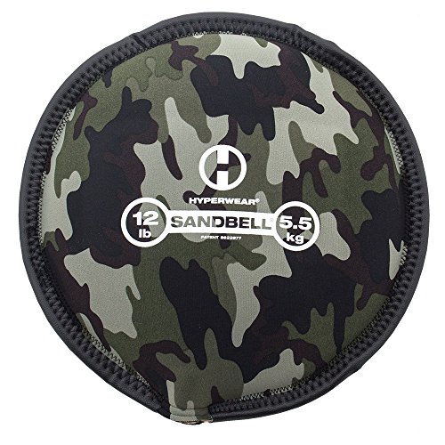 Hyperwear SandBell Sandbag Training Free Weight (Pre-Filled), Camo, 12 lb - Thumbnail 5