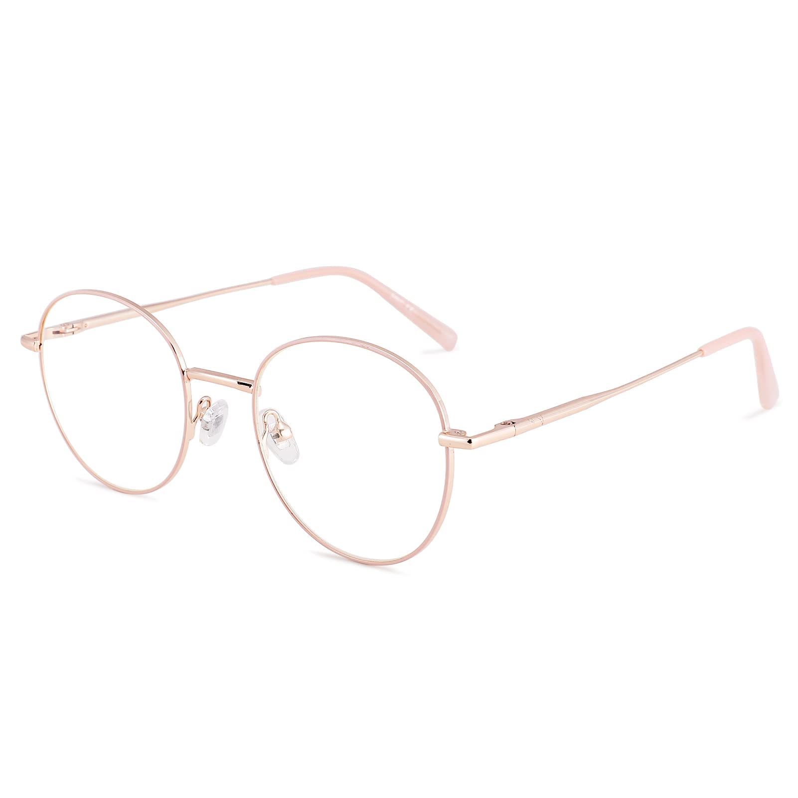 Pro Acme Blue Light Glasses Anti Glare Blue Light Blocking Computer Gaming Glasses Bluelight Reading Glasses for Women Men (Pink)