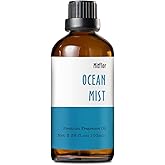 Ocean Mist Fragrance Oil, MitFlor Single Scented Oil, Large Size Premium Grade Fragrance Oil (3.38 OZ/100ML), Perfume, Soap, Candle Making Scent, Fresh Summer Essential Oils for Diffuser