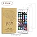 iPhone 7 Screen Protector Ultra-Clear High Definition (HD) Full Screen Coverage Protector Film Anti-Bubble Anti-Scratch for iPhone 6/6s/7 4.7inch (3 Pack)