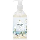 Thymes Hand Wash - Moisturizing Hand Soap Dispenser with Pump - Skin Care - Hydrating Liquid Soap Scented with Notes of Moroccan Rosemary, Sun-Kissed Sage, & Amalfi Lemon (Cyprus Sea Salt, 9 fl oz)