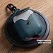Twelve South AirSnap | Leather Protective Case/Cover with Loss Prevention Clip for AirPods & Wireless Charging Case for AirPods, Deep Teal