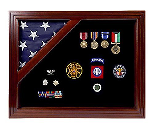 Military Award Shadow Box with Display Case