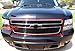 Compatible with 2007-2014 Chevy Tahoe Suburban Avalanche Black Billet Grille Grill Insert C66451H