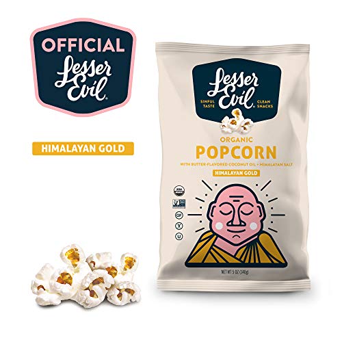 LesserEvil Organic Popcorn, Himalayan Gold - Image 4