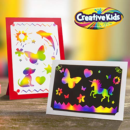 Creative Kids Scratch Paper Arts and Crafts Kit for Kids Gifts Ages 6