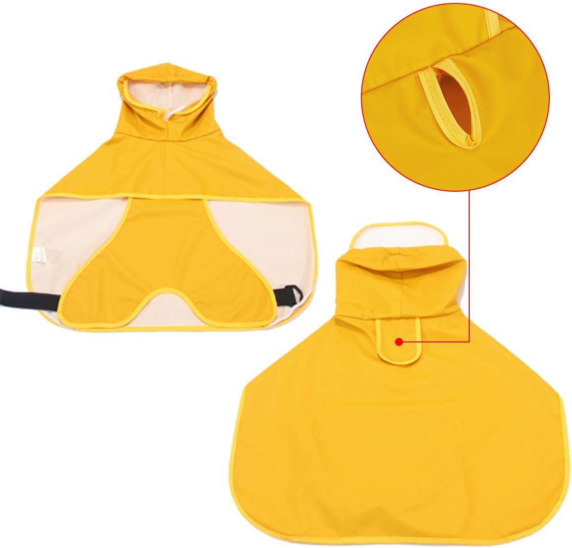 Dociote Hunderegenmantel Hunde Regenjacke wasserdicht mit Kapuze