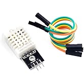 SHILLEHTEK DHT22 Digital Temperature and Humidity Sensor Module with Cable for Arduino, Raspberry Pi, ESP32 and Other Microco