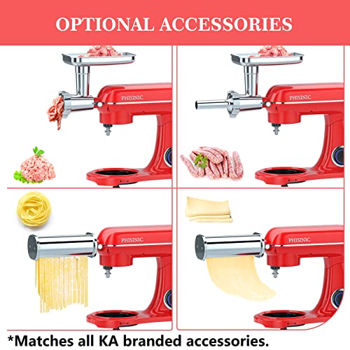 PHISINIC Stand Mixer, All Metal Housing /800W 6.5QT Pure Copper Motor