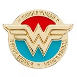 DC Comics Wonder Woman Logo Gold Lapel Pin
