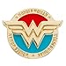 DC Comics Wonder Woman Logo Gold Lapel Pin
