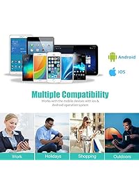 Tobfit - Timbre inalámbrico de vídeo, cámara de timbre WiFi, resistente al agua, cámara de seguridad HD 720P con conversación y vídeo en tiempo real, visión nocturna, detección de movimiento PIR y control de aplicaciones para iOS y Android