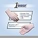 1st Choice 1ELL Ivory Latex Exam Powder Free Disposable Gloves (Case of 1000), 4 Mil, Large