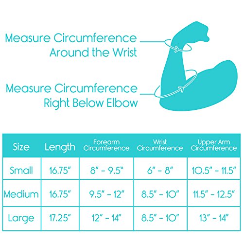 image for Vive Basketball Sleeve (Pair) - Long Arm Compression Elbow Support Wra