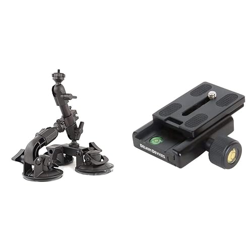 アクセサリー Delkin Fat Gecko Triple Mount Amazon.com : Delkin Devices Fat Gecko Triple Suction Camera
