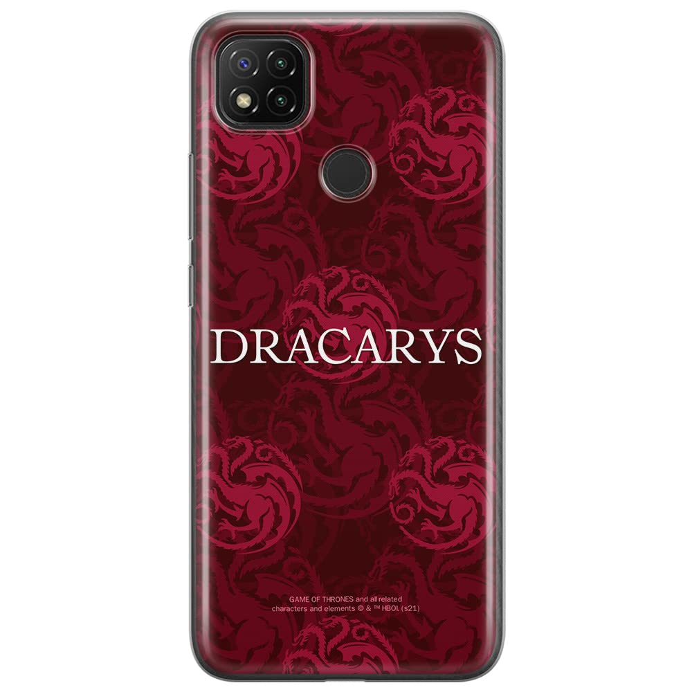 ERT GROUP mobile phone case for Xiaomi REDMI 9C original and officially Licensed Game of Thrones pattern 021 optimally adapted to the shape of the mobile phone, case made of TPU