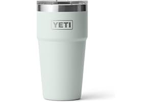 YETI Rambler 20 oz Stackable Tumbler, Stainless Steel, Vacuum Insulated with MagSlider Lid, Ridgeline