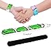 KUUQA 22 Pcs Magic Sequin Mermaid Bracelets 2-Color Reversible Sequins Glitter Slap Bracelets Wristbands for Kids Little Mermaid Birthday Party Favors Bags Supplies (Random Colors)