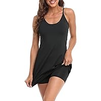 heavy rib spaghetti mini dress Los Angeles Apparel Los Angeles Apparel Heavy Rib Spaghetti Mini Dress