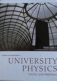 Hardcover Sears and Zemansky's University Physics - Volume 1 - Custom Edition For UCLA Book